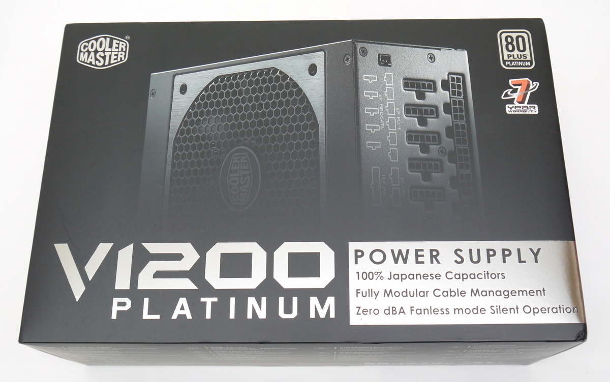 XF] 高效白金新旗艦Cooler Master V1200 Platinum 全模組電源供應器 