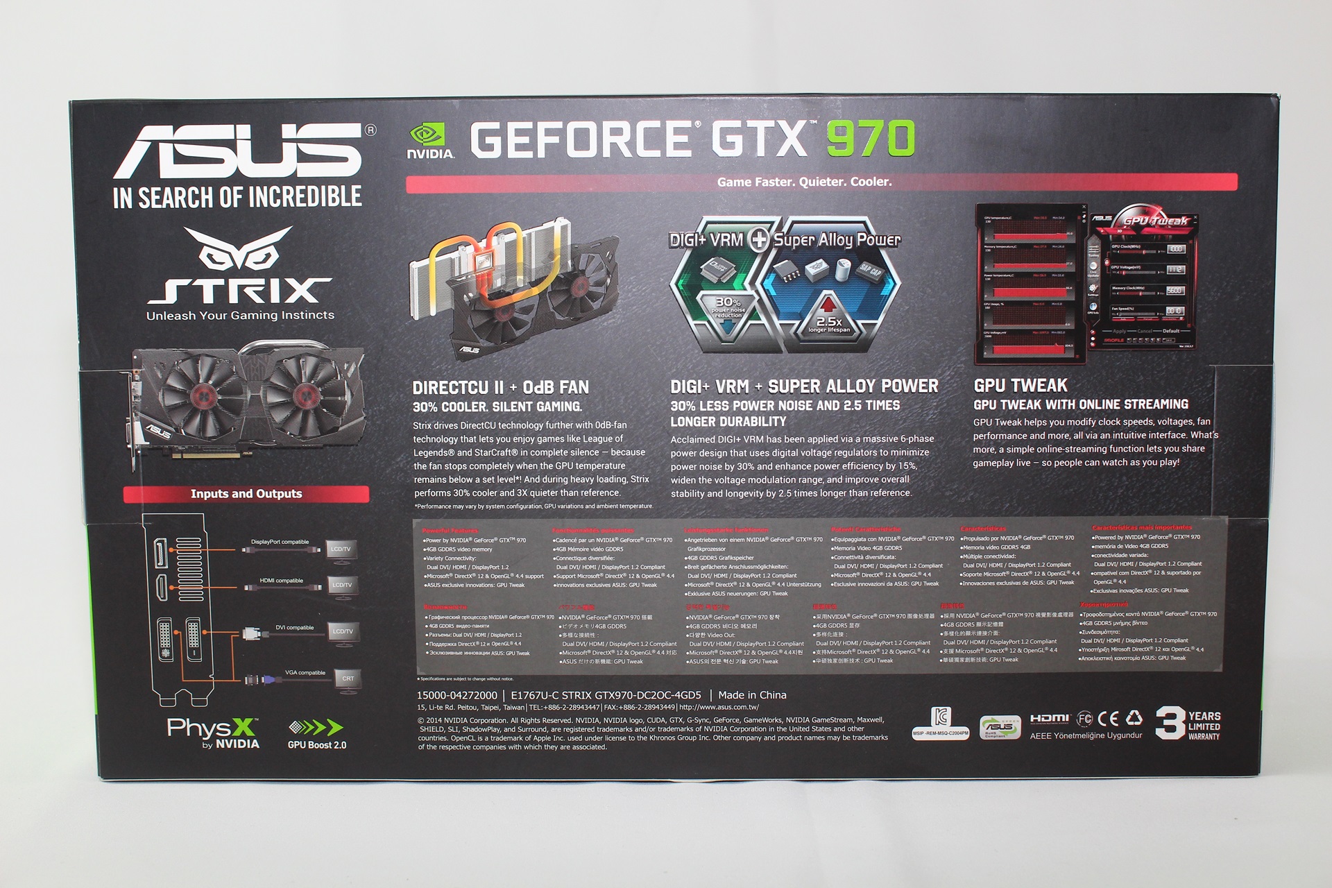 XF] 寂靜高效能，超頻再超頻– ASUS Strix GTX 970 OC 4GB顯示卡 