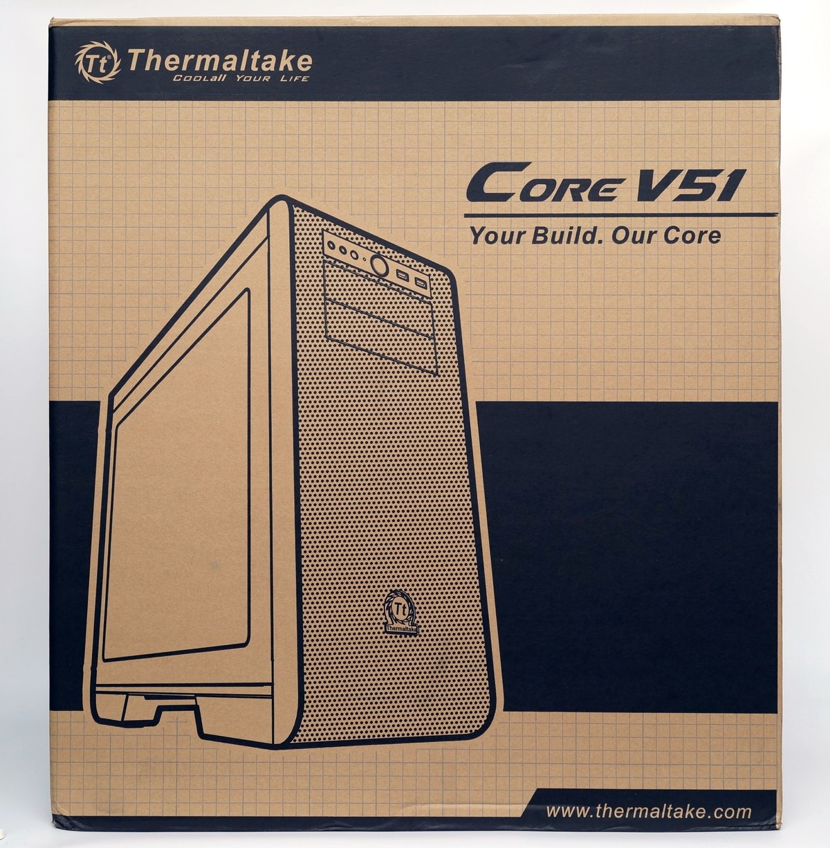 [XF] 風水冷模組化設計到位 展現實用機能美學 Thermaltake Core V51機殼評測