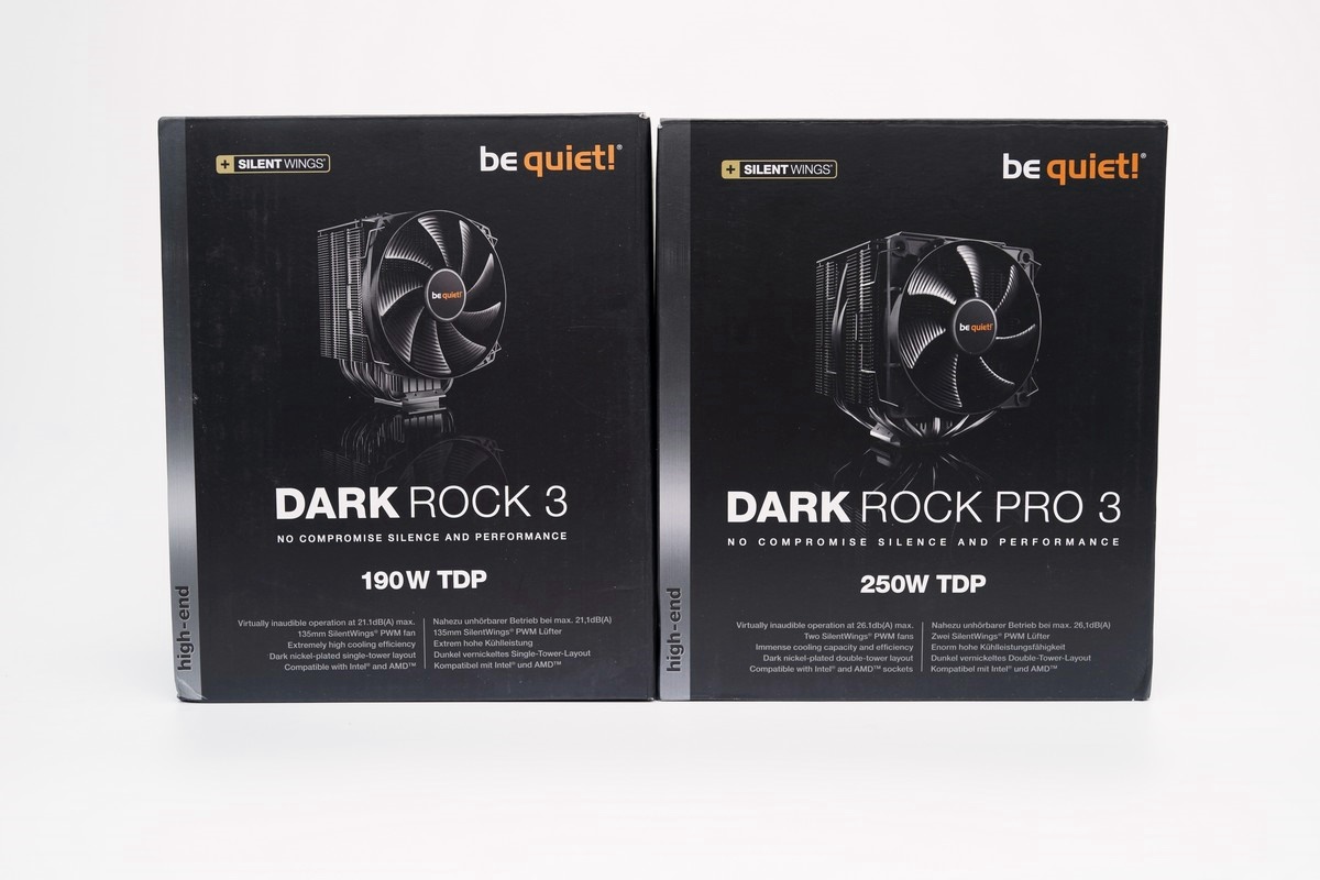 [XF] 靜寂黑 酷冷型 be quiet! Dark Rock 3&Dark Rock Pro 3 散熱器評測