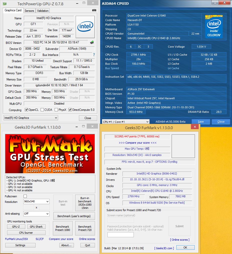 [XF] 初階Haswell Refresh 實用輕省效能 Intel Celeron G1840評測