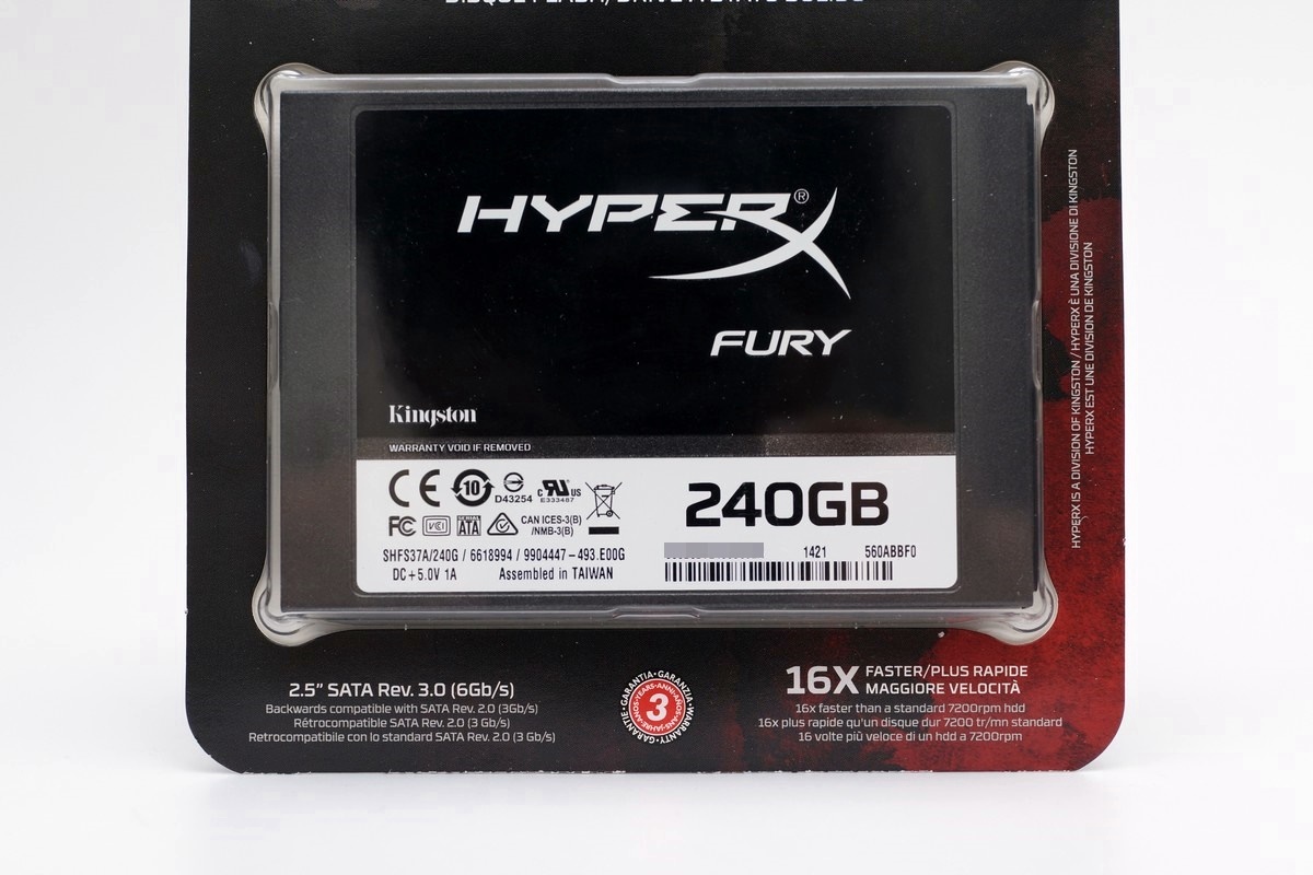 [XF] 系統效能改善新契機 效能不錯價格實惠 Kingston HyperX FURY SSD 240GB 評測