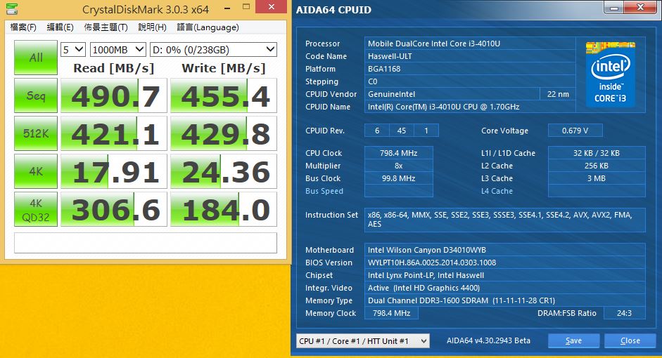 [XF] 效能不俗 進階容量 Toshiba mSATA SSD 256G 評測
