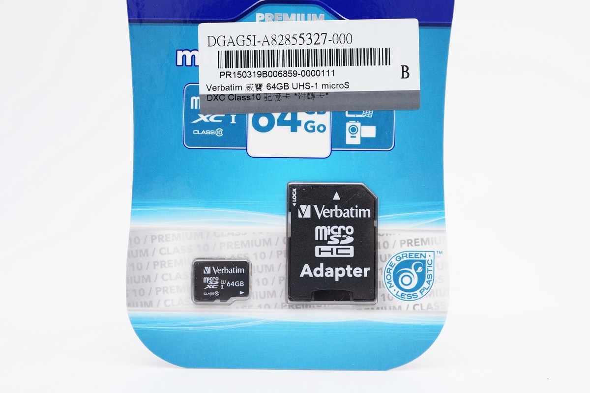 [XF] 平價手機儲存周邊 Verbatim microSDXC 64GB記憶卡評測
