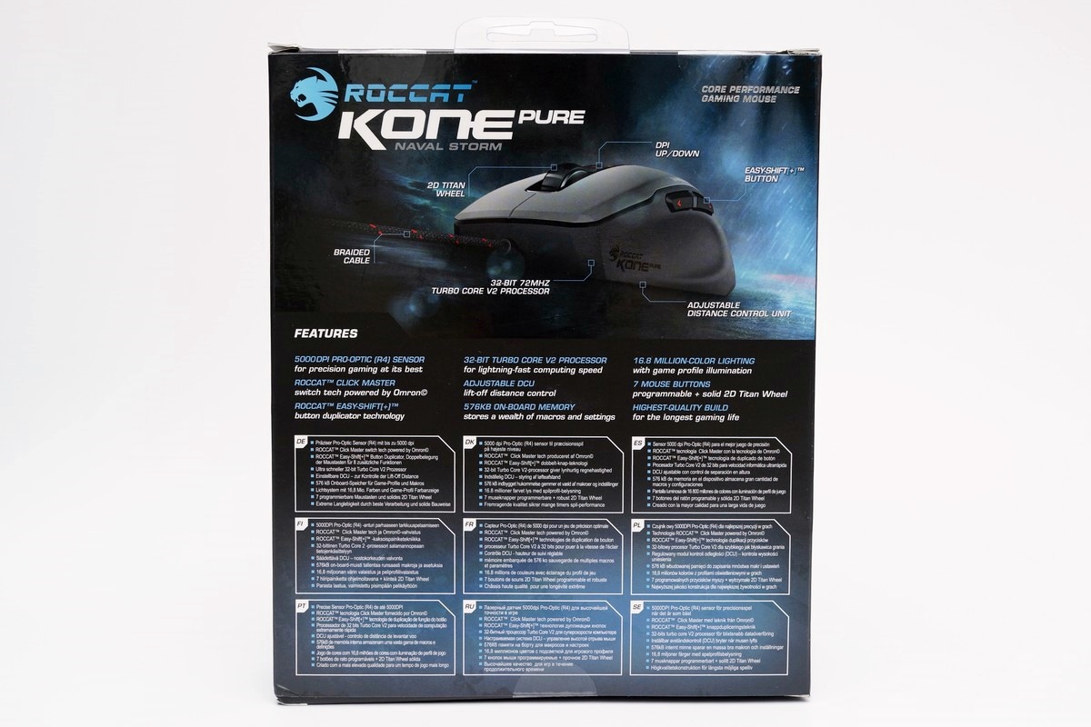 ROCCAT Kone Pure Military - Navy Storm滑鼠及SENSE鼠墊簡測