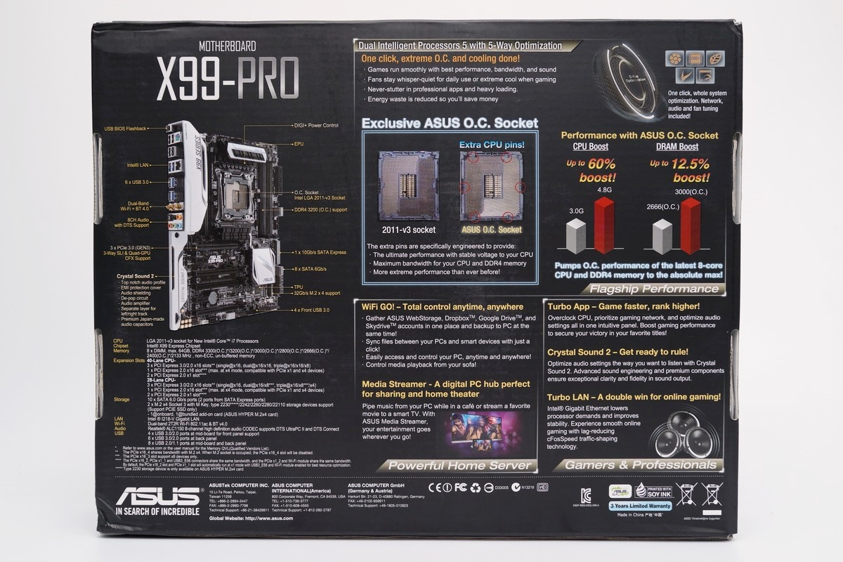 [XF] 裝載OC Socket 精華匯聚創立典範 展現X99效能風采 ASUS X99-Pro 評測