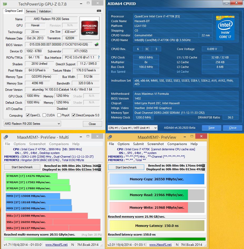[XF] 電競狂潮 能效暴者 Kingston HyperX Fury DDR3 1866 8G kit評測