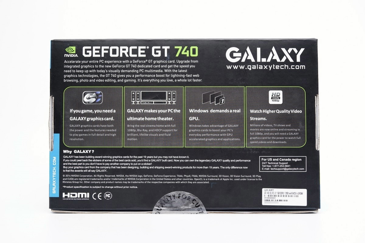 [XF] 充實7系列產品線 Kepler再展重生身價  GALAXY GeForce GT 740 1G 評測